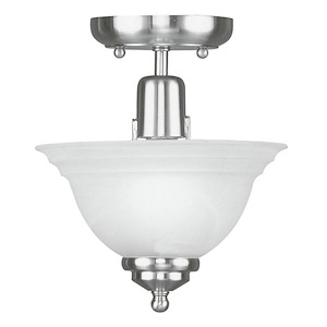 North Port - 1 Light Flush Mount in Traditional Style - 8 Inches wide by 8.5 Inches high - 415047