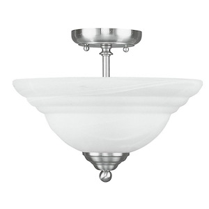 North Port - 2 Light Flush Mount in Traditional Style - 13 Inches wide by 10.5 Inches high - 1029734