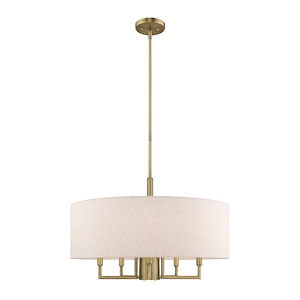 Meridian - 6 Light Pendant in Modern Style - 24 Inches wide by 24.5 Inches high - 831805