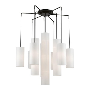Strathmore - 15 Light Foyer Chandelier In Contemporary Style-43 Inches Tall and 44.5 Inches Wide - 1219834