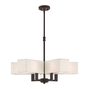 Rubix - 5 Light Chandelier In Contemporary Style-20.75 Inches Tall and 26 Inches Wide - 614624