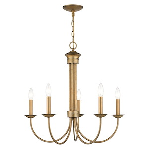 Estate - 5 Light Chandelier-24 Inches Tall and 25 Inches Wide - 1292178