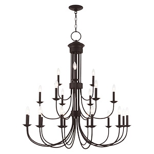 Estate - 21 Light Extra Large Chandelier-44 Inches Tall and 42 Inches Wide - 614618