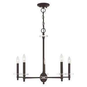 Bennington - 5 Light Chandelier - 25 Inches wide by 21.75 Inches high - 831712