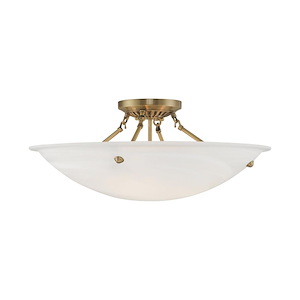Oasis - 4 Light Flush Mount in Contemporary Style - 24 Inches wide by 9.5 Inches high - 1029736