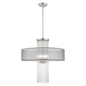 Alexis - 4 Light Pendant in Contemporary Style - 24 Inches wide by 33 Inches high - 831678