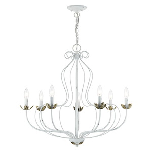 Katarina - 7 Light Chandelier In Transitional Style-26 Inches Tall and 28 Inches Wide - 1094679