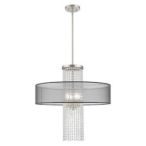 Bella Vista - 4 Light Pendant in Contemporary Style - 24 Inches wide by 33 Inches high - 831733
