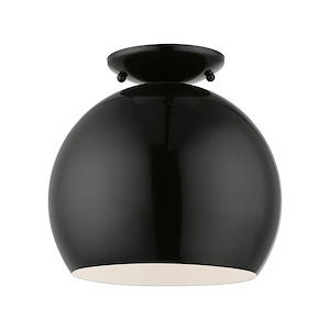 Piedmont - 1 Light Semi-Flush Mount In Mid Century Modern Style-9.25 Inches Tall and 10 Inches Wide - 1094685