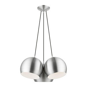 Piedmont - 3 Light Globe Pendant In Transitional Style-15 Inches Tall and 21.5 Inches Wide - 1094689