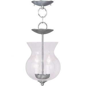 Legacy - Two Light Convertible Pendant - 8.25 Inches wide by 12.5 Inches high - 490436