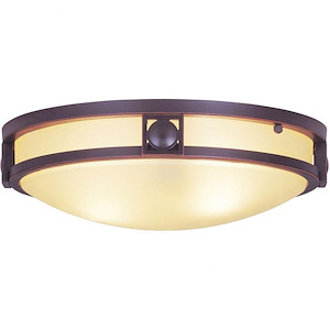 Heritage - 2 Light Semi-Flush Mount in Farmhouse Style - 15 Inches wide by 9.5 Inches high - 374775