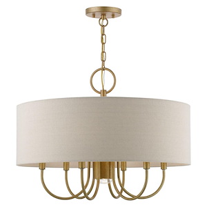 Burnett - 7 Light Pendant In Refined Style-18.75 Inches Tall and 24 Inches Wide - 1219892