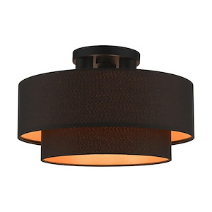 Sentosa - 3 Light Large Semi-Flush Mount In Mid-Century Modern Style-8.75 Inches Tall and 15 Inches Wide - 1292159