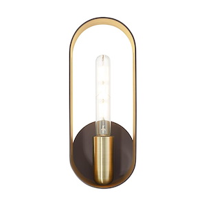 Rave - 1 Light ADA Wall Sconce in Industrial Style - 5.13 Inches wide by 13 Inches high - 1012237