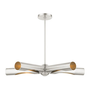 Novato - 5 Light Chandelier in Contemporary Style - 33 Inches wide by 12.75 Inches high - 1012214