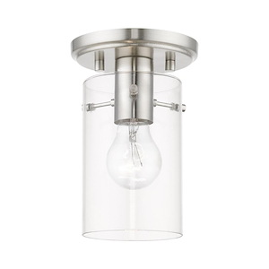 Munich - 1 Light Flush Mount In Contemporary Style-7.5 Inches Tall and 5 Inches Wide - 1220263