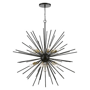 Tribeca - 13 Light Extra Large Foyer Chandelier In Sculptural Style-43.75 Inches Tall and 42 Inches Wide - 1220154