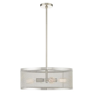 Industro - 4 Light Chandelier in Contemporary Style - 20 Inches wide by 16 Inches high - 939490