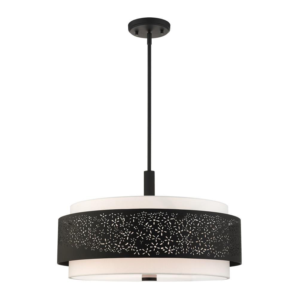 Livex Lighting - 46255-04 - Noria - 5 Light Chandelier in Modern Style - 24  Inches wide by 17.25 Inches high