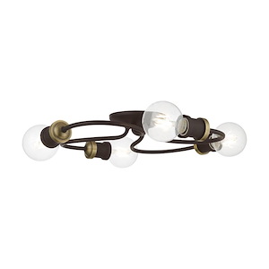 Bromley - 4 Light Large Flush Mount In Transitional Style-4.63 Inches Tall and 16 Inches Wide - 1220264