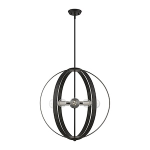 Modesto - 5 Light Pendant Chandelier In Industrial Style-28.75 Inches Tall and 24 Inches Wide - 1306336