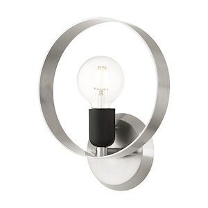 Modesto - 1 Light ADA Wall Sconce in Industrial Style - 9 Inches wide by 11 Inches high - 1012189