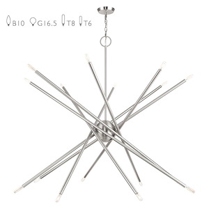 Soho - 16 Light Grande Foyer Chandelier-49 Inches Tall and 50 Inches Wide - 1337545
