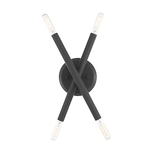 Soho - 4 Light ADA Wall Sconce in Mid Century Modern Style - 6 Inches wide by 11.25 Inches high - 939558