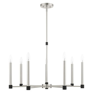 Karlstad - 7 Light Chandelier in Contemporary Style - 28 Inches wide by 20.25 Inches high - 939500