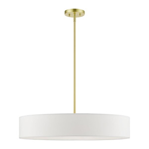 Venlo - 5 Light Large Drum Pendant In Timeless Style-13.5 Inches Tall and 26 Inches Wide - 939431