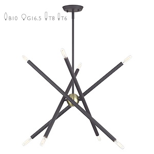 Soho - 8 Light Chandelier-24.5 Inches Tall and 24 Inches Wide - 1337551