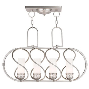 Westfield - 4 Light Linear Chandelier-20 Inches Tall and 12.25 Inches Wide - 1220040