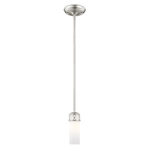 Westfield - 1 Light Pendant in Contemporary Style - 5 Inches wide by 9.5 Inches high - 415197