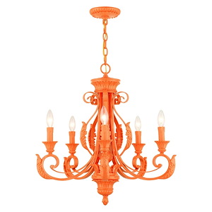 Valencia - 5 Light Chandelier in Contemporary Style - 25 Inches wide by 24 Inches high - 1012270
