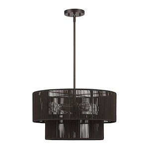 Acordia - 4 Light Pendant-19.5 Inch Tall and 20 Inch Wide - 1391774