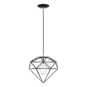 Knox - 1 Light Pendant In Geometric Style-17.25 Inches Tall and 10.5 Inches Wide - 1220191