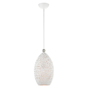 Charlton - 1 Light Pendant in Contemporary Style - 9 Inches wide by 26.5 Inches high - 939456