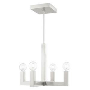 Solna - 4 Light Chandelier in Mid Century Modern Style - 20.38 Inches wide by 17.5 Inches high - 1219930