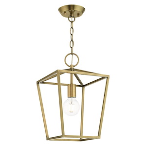 Devonshire - 1 Light Convertible Semi-Flush Mount in Coastal Style - 10 Inches wide by 15.75 Inches high - 939589