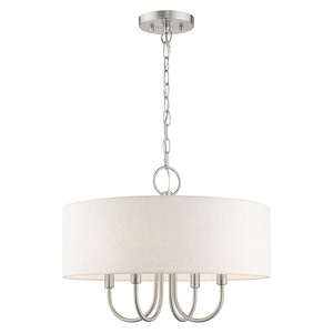 Blossom - 4 Light Pendant in New Traditional Style - 18 Inches wide by 13.63 Inches high - 1012011