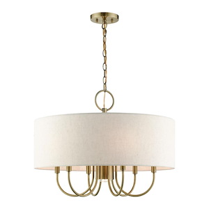 Blossom - 7 Light Pendant in New Traditional Style - 24 Inches wide by 18.75 Inches high - 1012013