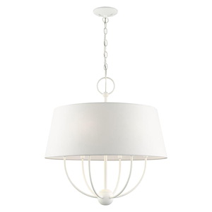 Ridgecrest - 6 Light Pendant in New Traditional Style - 24 Inches wide by 25.5 Inches high - 1012242