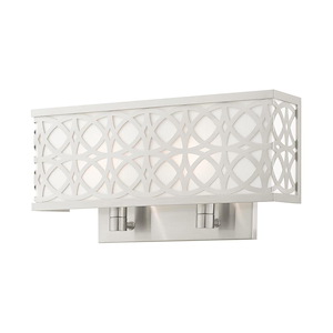 Calinda - 2 Light ADA Wall Sconce in Glam Style - 15 Inches wide by 7.75 Inches high - 1012017