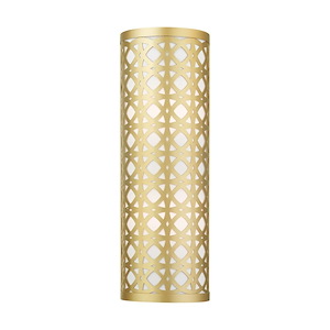 Calinda - 2 Light ADA Wall Sconce in Glam Style - 6 Inches wide by 18 Inches high - 1012018