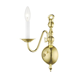 Williamsburgh - 1 Light Wall Sconce in Traditional Style - 4.75 Inches wide by 13 Inches high - 189977