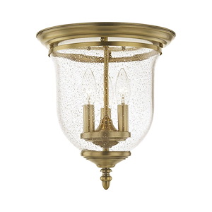 Legacy - 3 Light Flush Mount in Traditional Style - 11.5 Inches wide by 12.5 Inches high - 1029756
