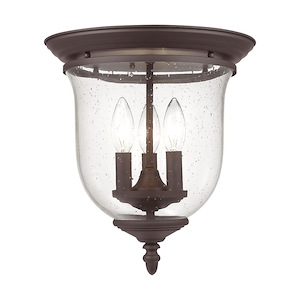 Legacy - 3 Light Flush Mount in Traditional Style - 11.5 Inches wide by 12.5 Inches high - 1029756