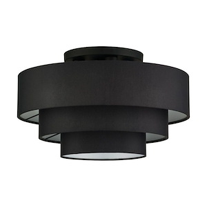 Bainbridge - 4 Light Extra Large Semi-Flush Mount-13 Inch Tall and 21 Inch Wide - 1391691