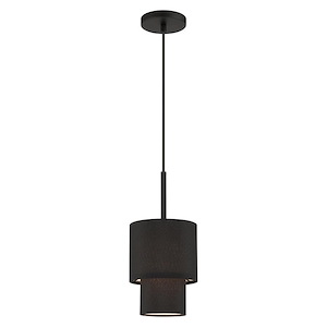 Bainbridge - 1 Light Mini Pendant In Mid-Century Modern Style-21 Inches Tall and 7 Inches Wide - 1292203